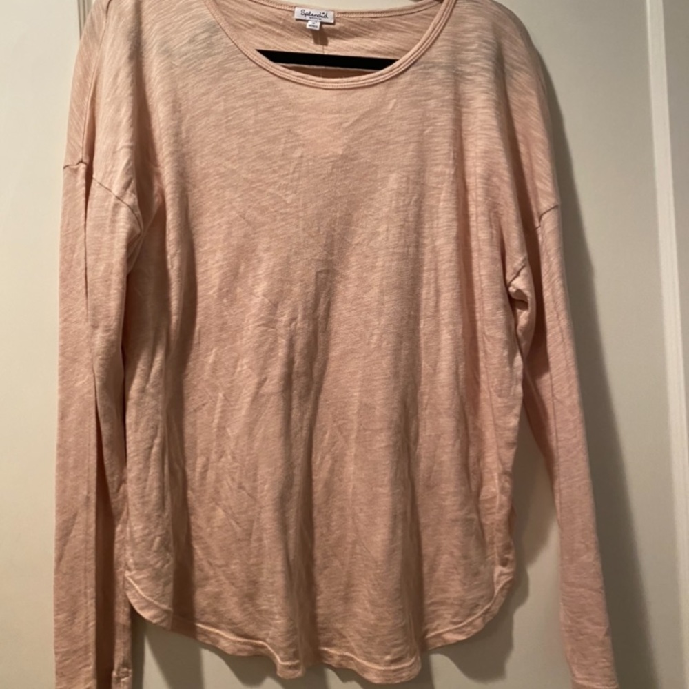 SPLENDID SIZE MEDIUM BUNDLE. one pink longsleeve NWT. one gold cardigan